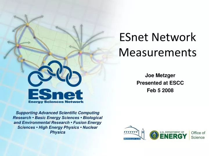 esnet network measurements