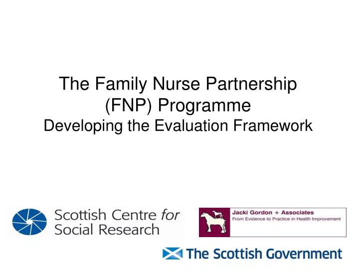 the family nurse partnership fnp programme developing the evaluation framework