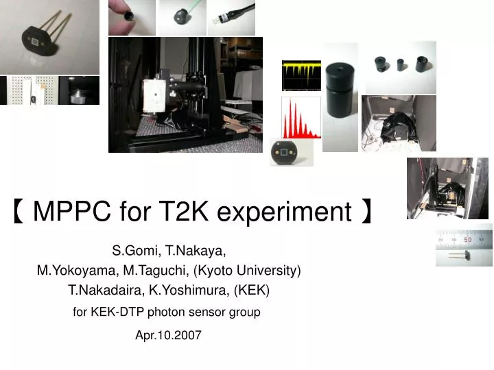 mppc for t2k experiment