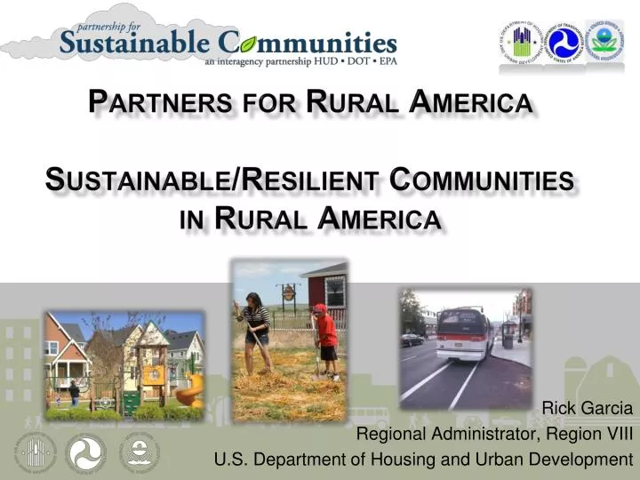 partners for rural america sustainable resilient communities in rural america