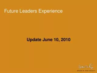 Future Leaders Experience