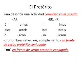 el pret rito