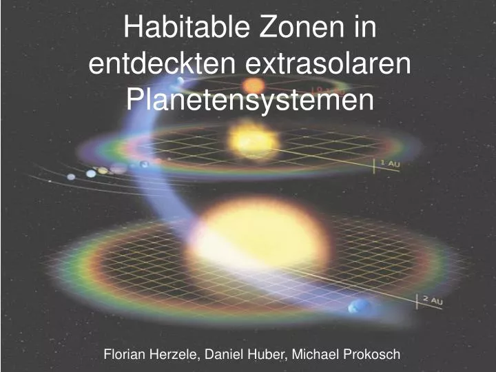 habitable zonen in entdeckten extrasolaren planetensystemen
