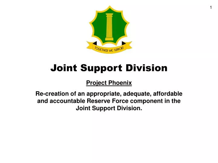 joint support division