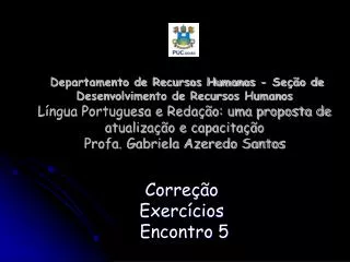 corre o exerc cios encontro 5