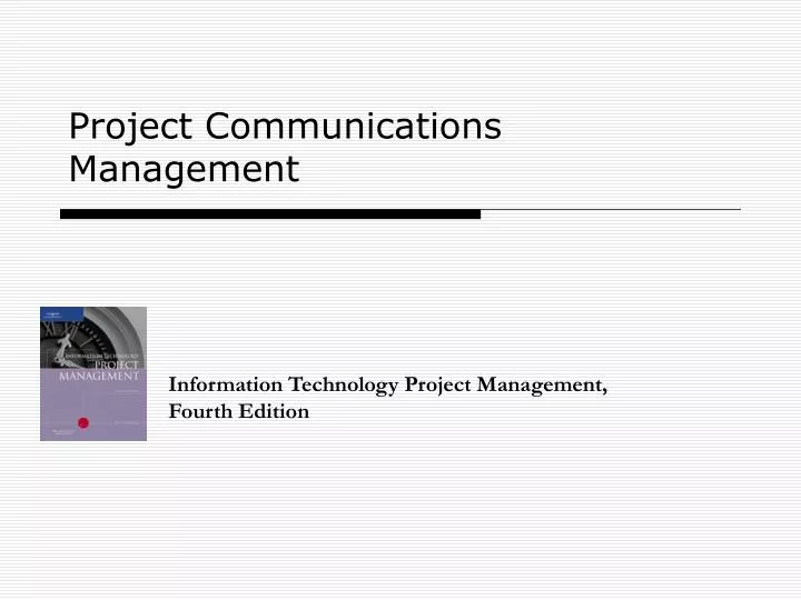 project communications management