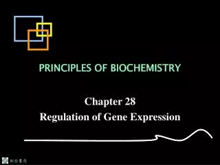 PRINCIPLES OF BIOCHEMISTRY