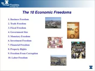 The 10 Economic Freedoms