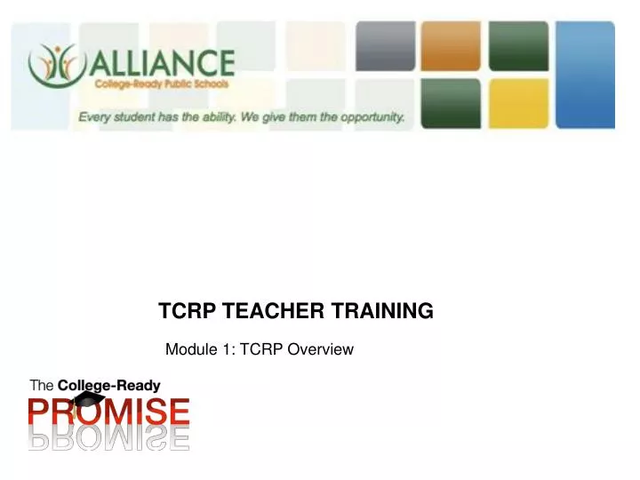 tcrp teacher training