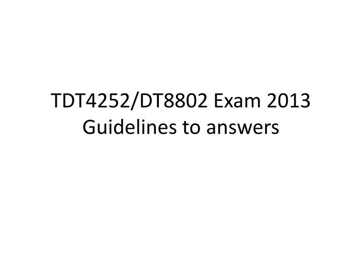 tdt4252 dt8802 exam 2013 guidelines to answers