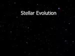 Stellar Evolution - slide 1
