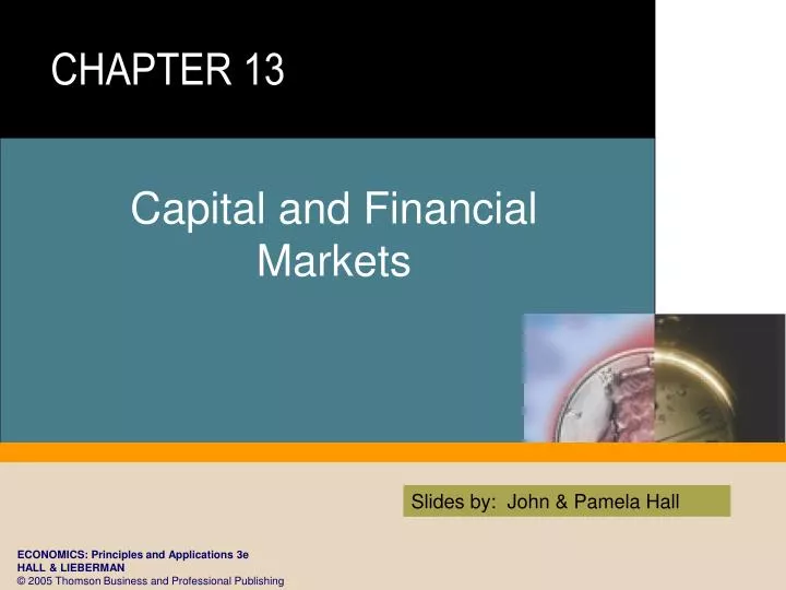 capital and financial markets
