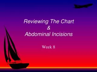 Reviewing The Chart &amp; Abdominal Incisions