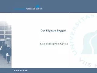 det digitale byggeri