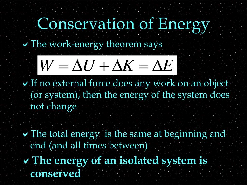 PPT - Conservation of Energy PowerPoint Presentation, free download ...