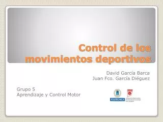 control de los movimientos deportivos