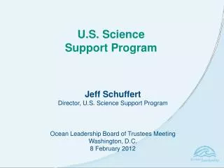 U.S. Science Support Program