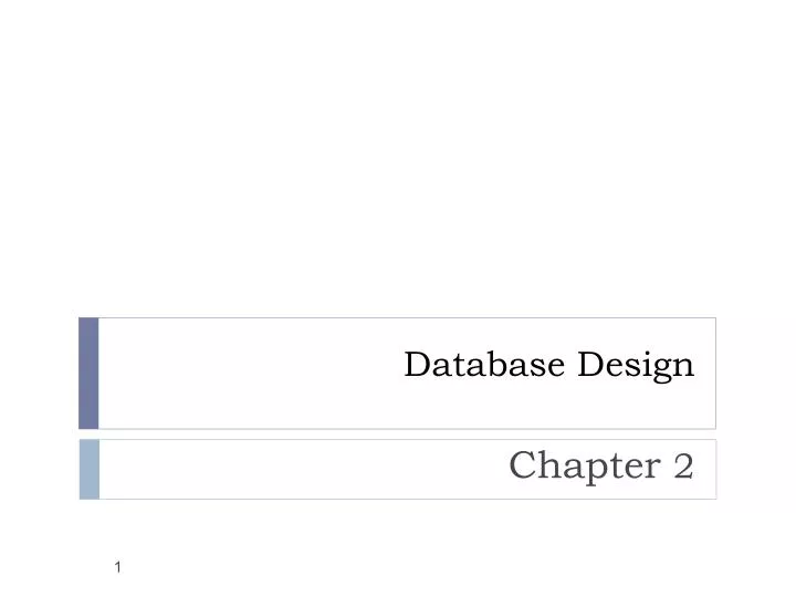 database design