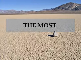 the most