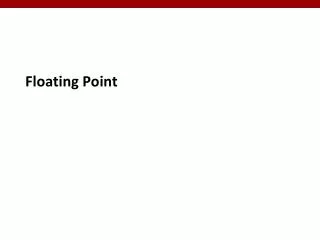 floating point