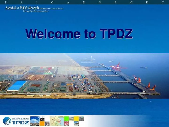 welcome to tpdz