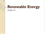 Renewable Energy - slide 1