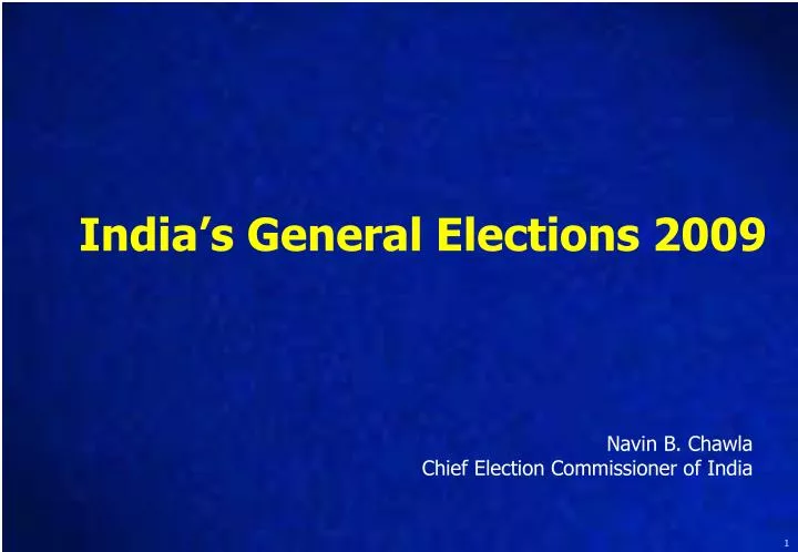 india s general elections 2009
