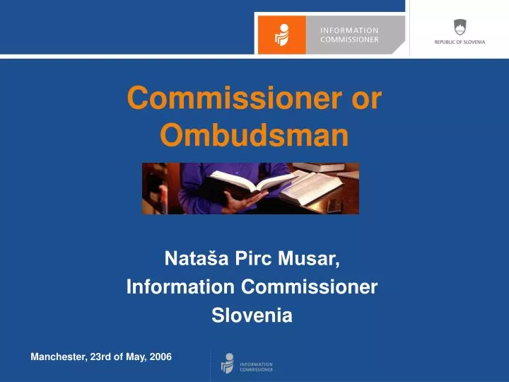 commissioner or ombudsman