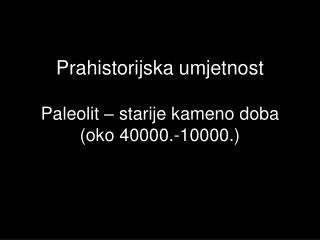 Historija umjetnosti