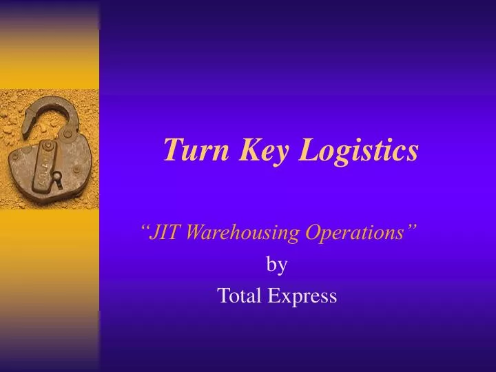 turn key logistics