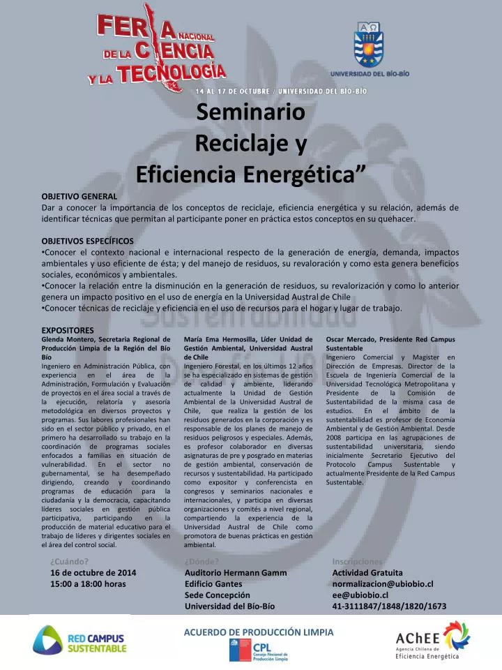 seminario reciclaje y eficiencia energ tica
