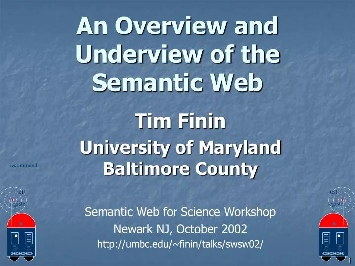 an overview and underview of the semantic web