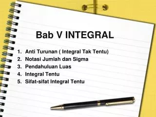 bab v integral