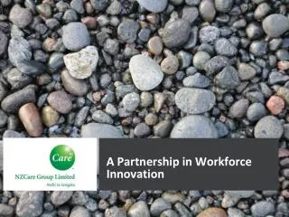 A Partnership in Workforce Innovation