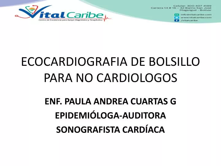 ecocardiografia de bolsillo para no cardiologos