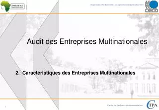 audit des entreprises multinationales