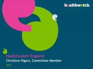 Healthwatch England