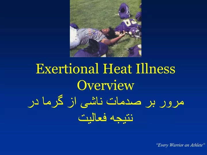 exertional heat illness overview