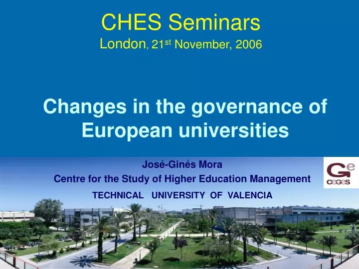 ches seminars london 21 st november 2006