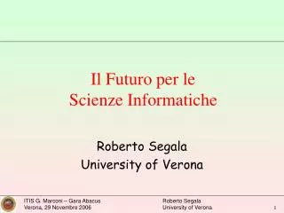 il futuro per le scienze informatiche