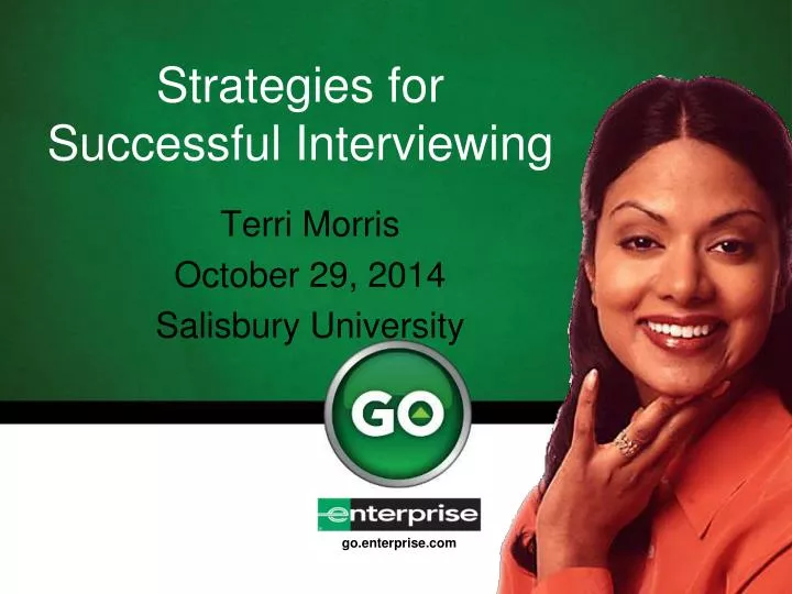 strategies for successful interviewing