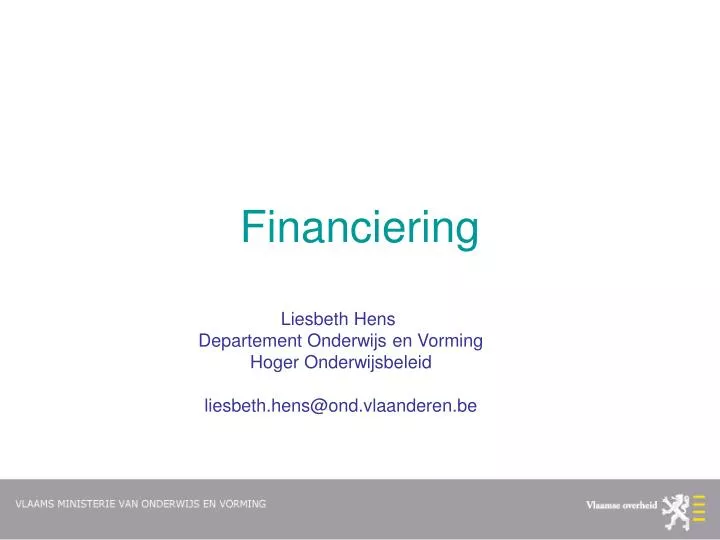 financiering