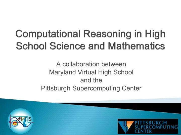 computational reasoning in high school science and mathematics