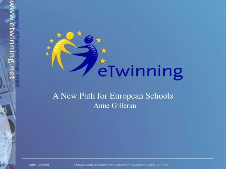 a new path for european schools
