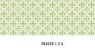 vragen 1 2 a