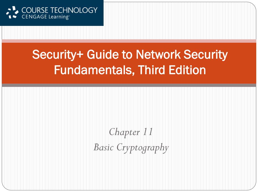 PPT - Security+ Guide to Network Security Fundamentals, Third Edition ...