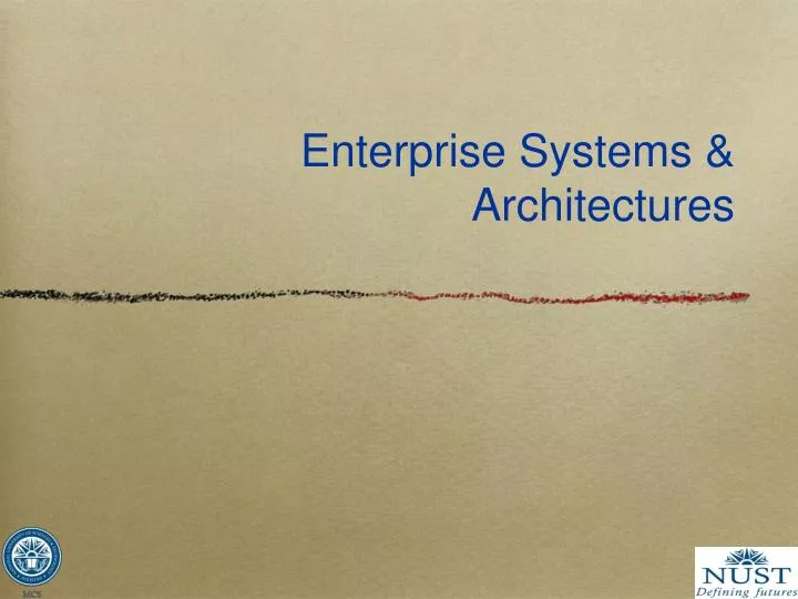 enterprise systems architectures