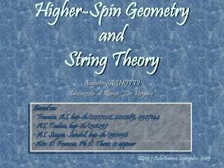Higher-Spin Geometry and String Theory