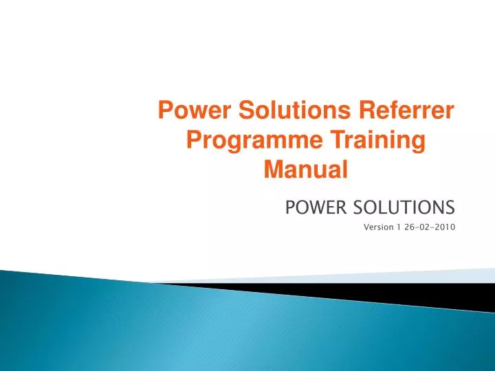 power solutions version 1 26 02 2010