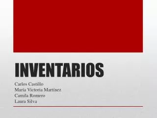 inventarios